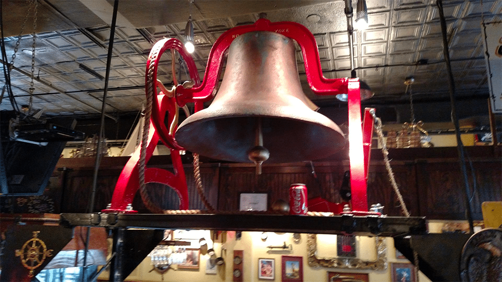 Big Bell at Gaspar's Grotto in Tampa, FL